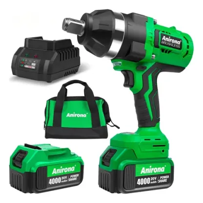 Llave de Impacto Inalámbrico 1800nm Anirona C/ 4.0ah Batería