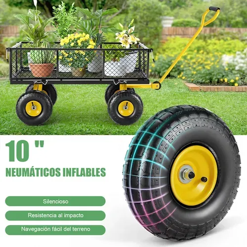 Carro Carrito De Jardín Para Carga Multiusos