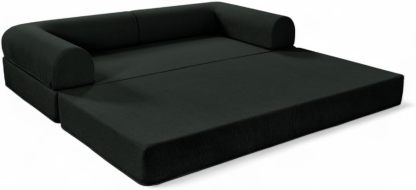 Naap Concept Sofá Cama Teddy Chenille | Diseño Convertible | Hecho 100% de Espuma | Comodidad y Versatilidad | 200x100x65 cm (Oxford)