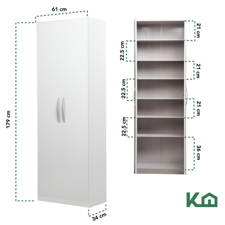 Mueble Ropero Closet Armario Mdp 2 Puertas Organizador Casa