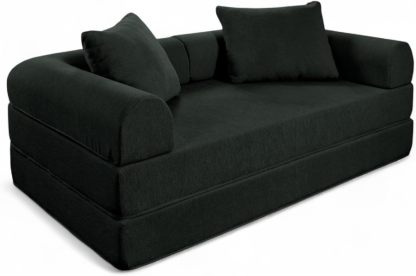 Naap Concept Sofá Cama Teddy Chenille | Diseño Convertible | Hecho 100% de Espuma | Comodidad y Versatilidad | 200x100x65 cm (Oxford)