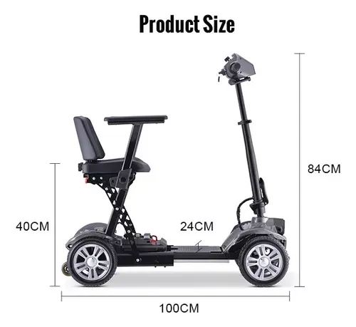 Scooter Eléctrico Para Movilidad Plegable Y Ligero