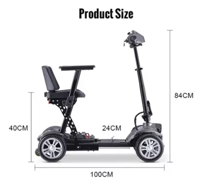 Scooter Eléctrico Para Movilidad Plegable Y Ligero