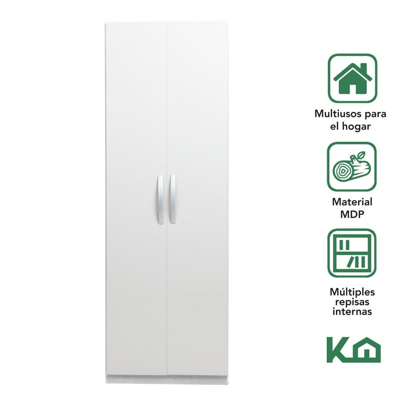 Mueble Ropero Closet Armario Mdp 2 Puertas Organizador Casa