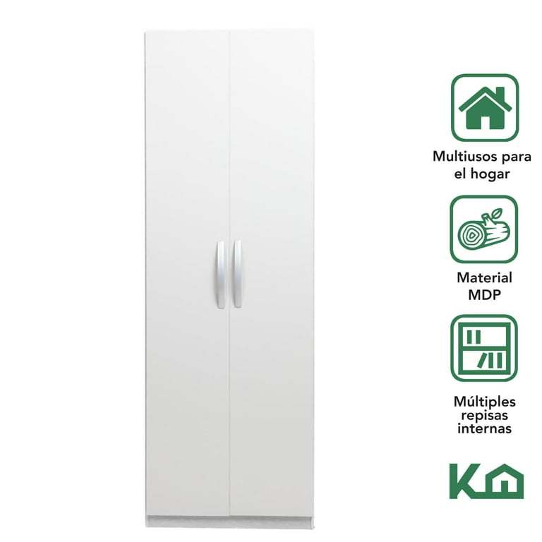 Mueble Ropero Closet Armario Mdp 2 Puertas Organizador Casa