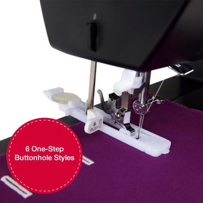 SINGER Máquina de coser de ley 6600C resistente con kit de accesorios, motor fuerte con potencia de perforación mejorada, aplicaciones de 215 puntadas, marco de metal completo, visualización LCD y