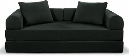 Naap Concept Sofá Cama Teddy Chenille | Diseño Convertible | Hecho 100% de Espuma | Comodidad y Versatilidad | 200x100x65 cm (Oxford)