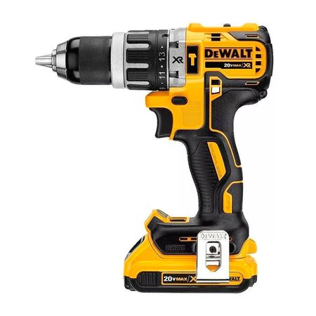 Taladro Percutor 1/2" 20V + Esmeril Angular 4-1/2" 20V DCK209P2T