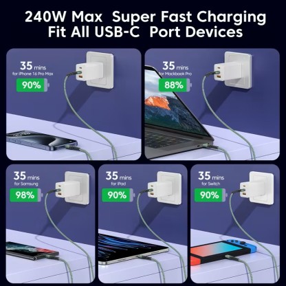 240W Max gyorstöltő kábel