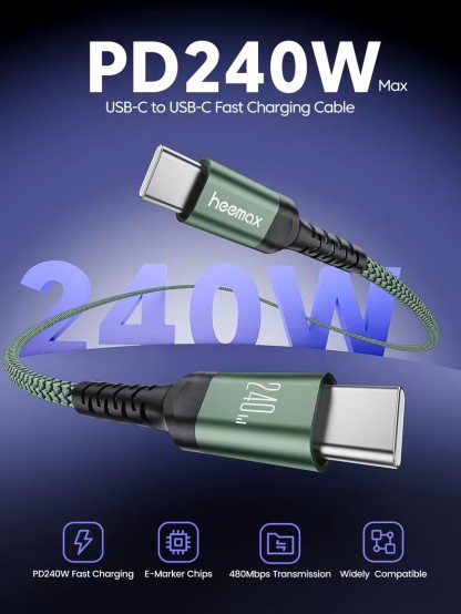 240W Max gyorstöltő kábel