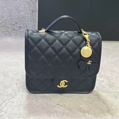 School Memory Top Handle Flap Bag