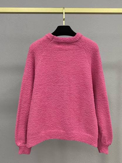 CC Jacquard logo round neck knitted sweater