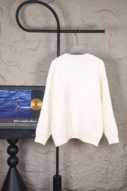 CC Knitting Fried Dough Twists classic big logo jacquard knitting