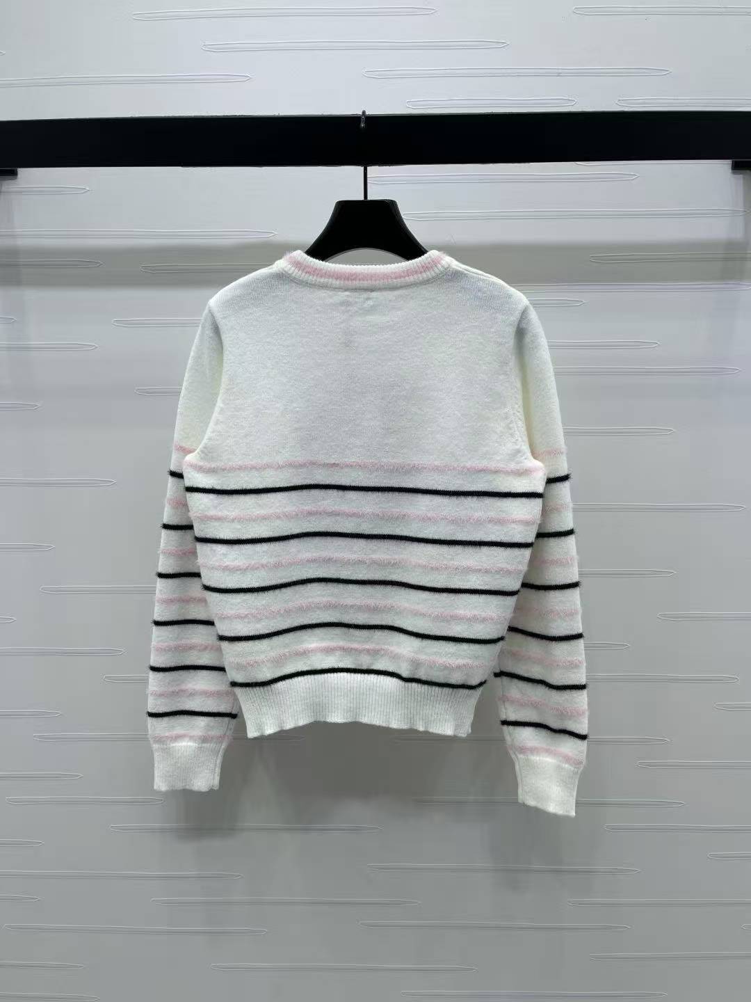 CC 25SS Striped pullover long sleeved sweater
