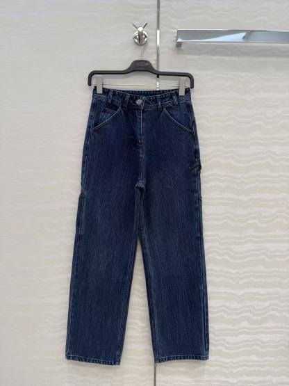 CC 26SS Spring and summer new product: three-dimensional double C workwear pocket jeans