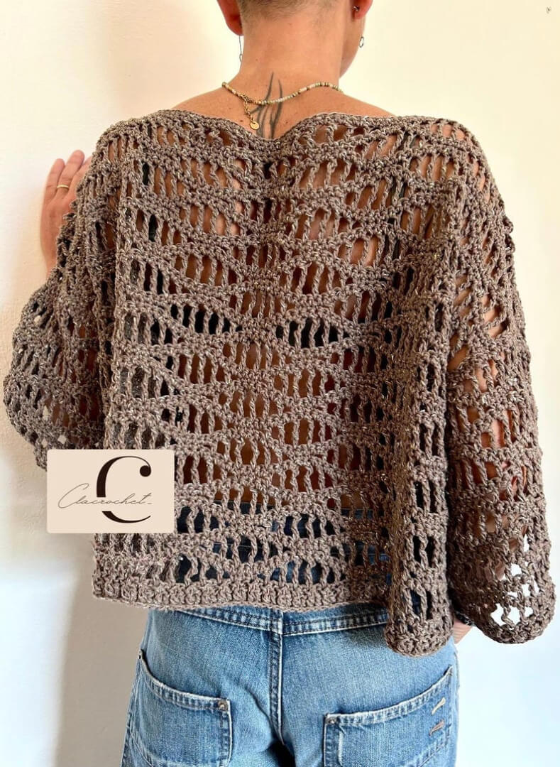 Olvera Top Crochet Pattern with Video Tutorials
