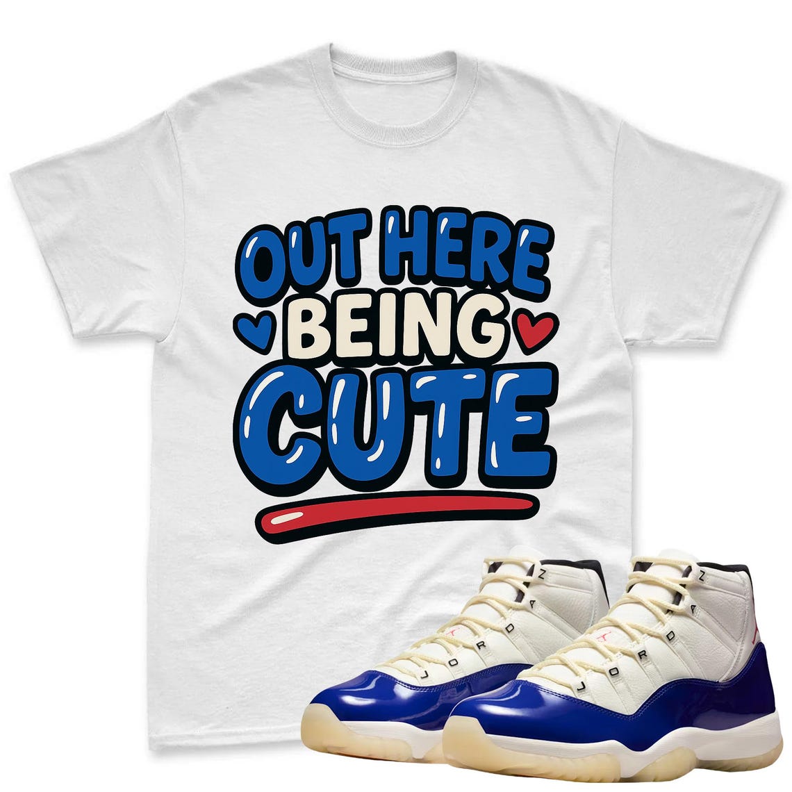 CUTE Shirt To Match Jordan 11 Rare Air Sneaker - AJ 11 Rare Air Sneaker Match Shirt