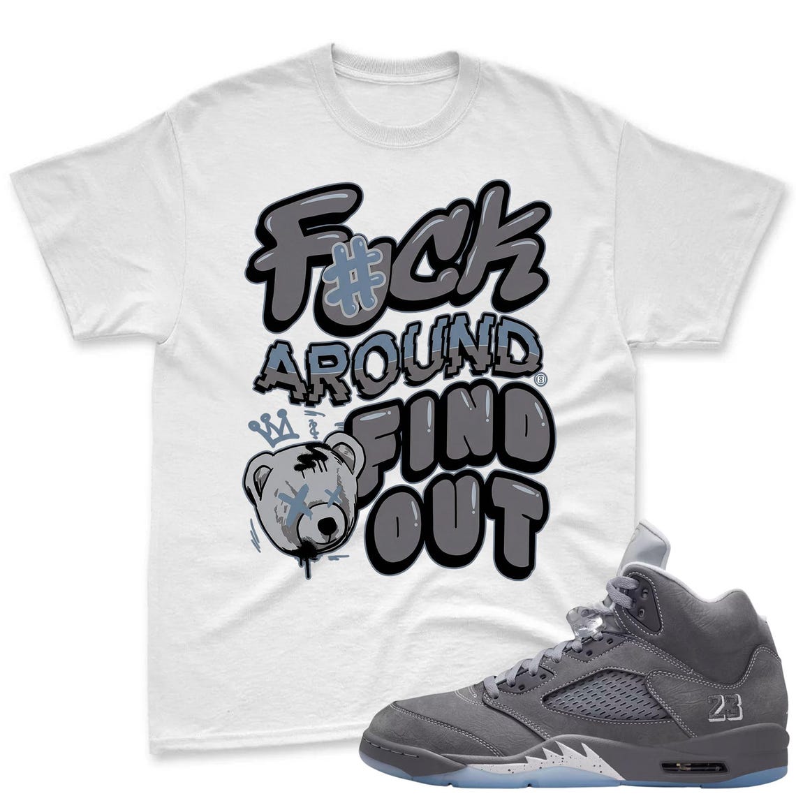 FIND OUT! Shirt To Match Jordan 5 Wolf Grey Sneaker - AJ 5 Wolf Grey Sneaker Match Shirt