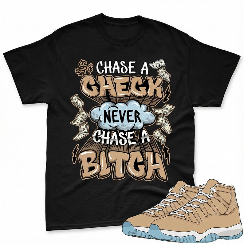 Chase A Check Shirt To Match Jordan 11 H Town Sneaker - AJ 11 H Town Sneaker Match Shirt