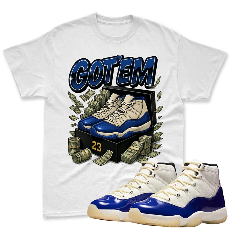 Dollar Box Shirt To Match Jordan 11 Rare Air Sneaker - 11 Rare Air Sneaker Match Shirt