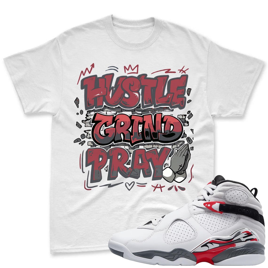 T-Shirt To Match Air Jordan 8 Bugs Bunny 2025 - AJ8 Bugs Sneaker Match Shirt
