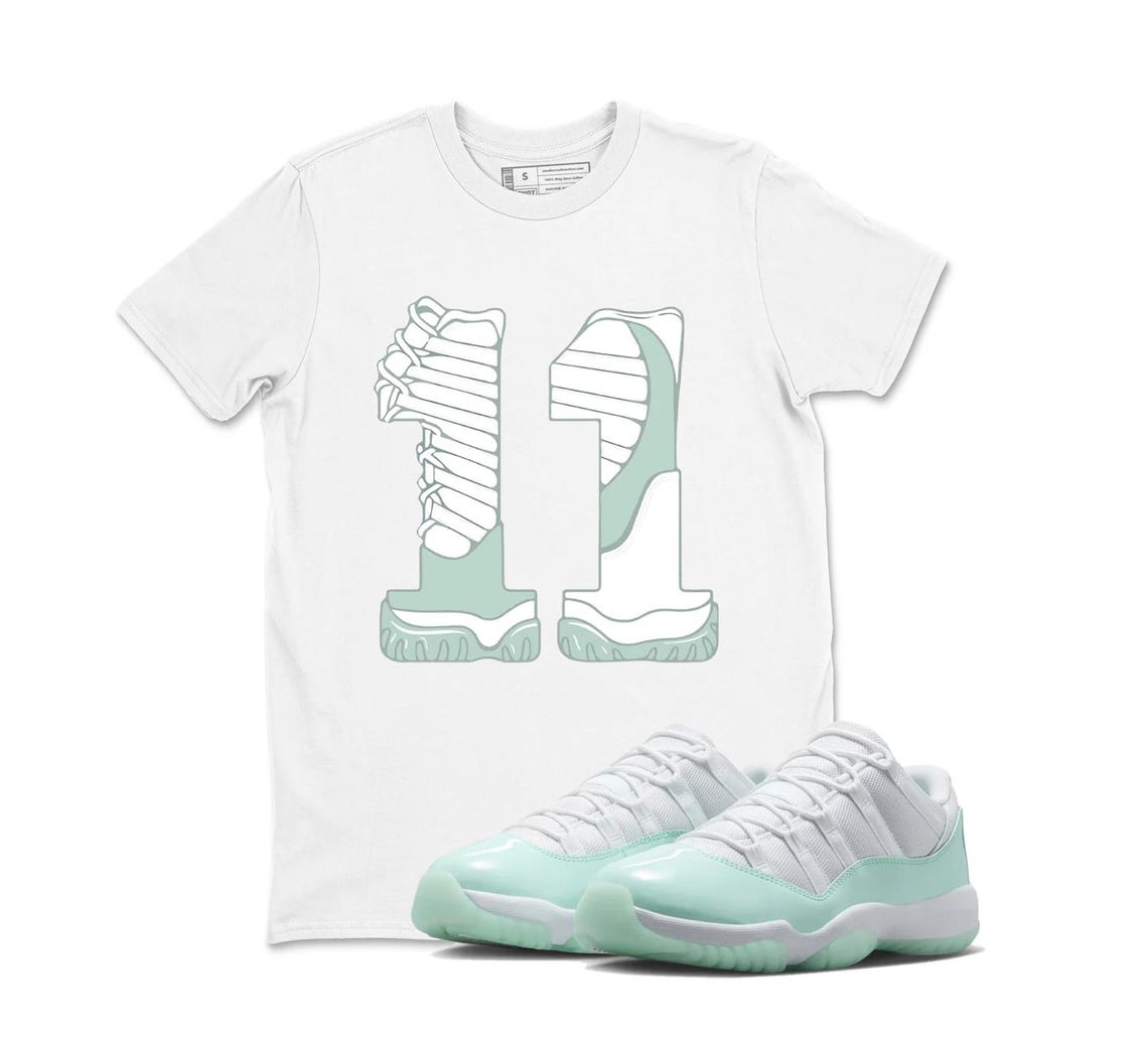 Number 11 Sneaker Tees - Shirt To Match Air Jordan 11 Igloo Sneaker