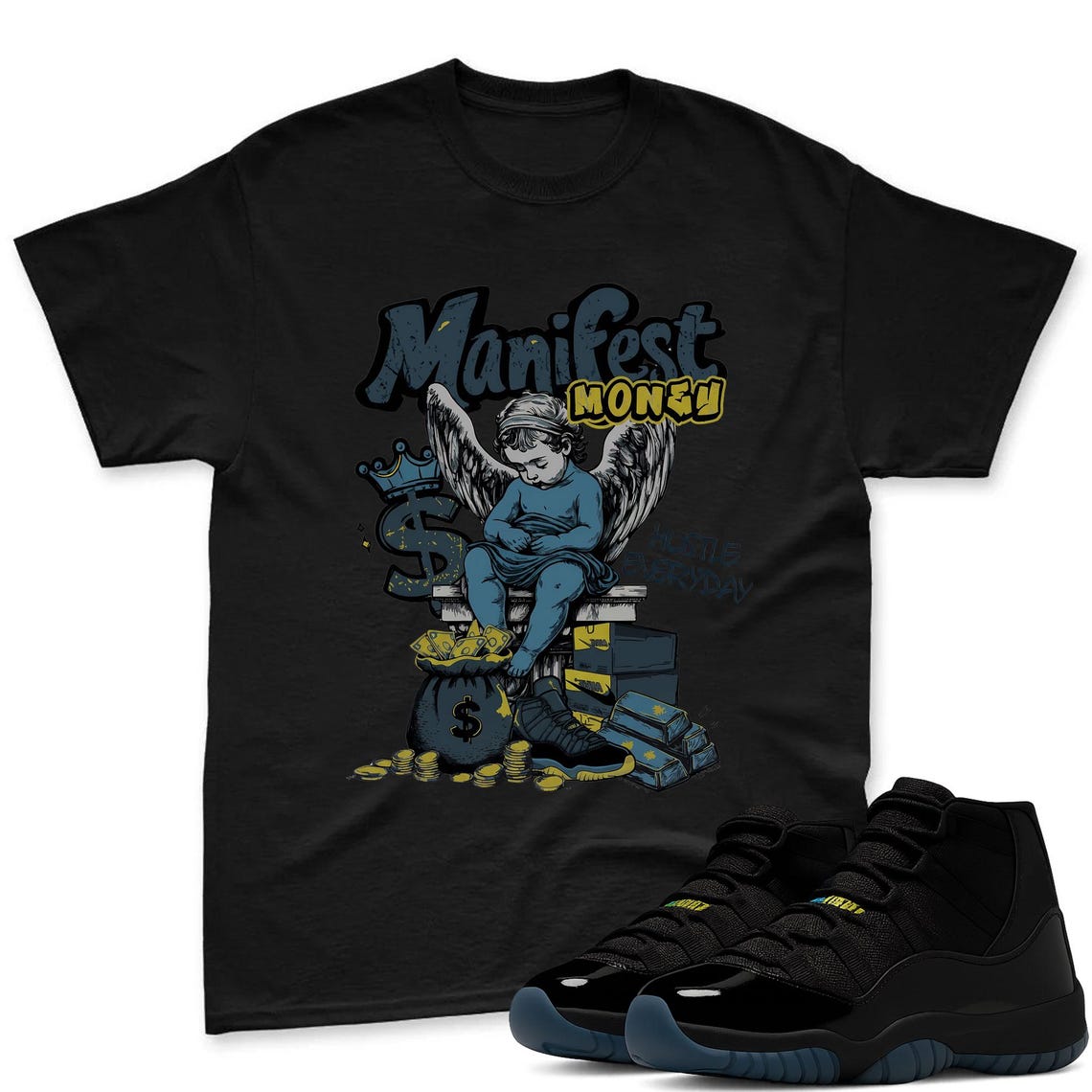 Manifest Shirt To Match Jordan 11 Gamma Sneaker - AJ 11 Gamma Sneaker Match Shirt