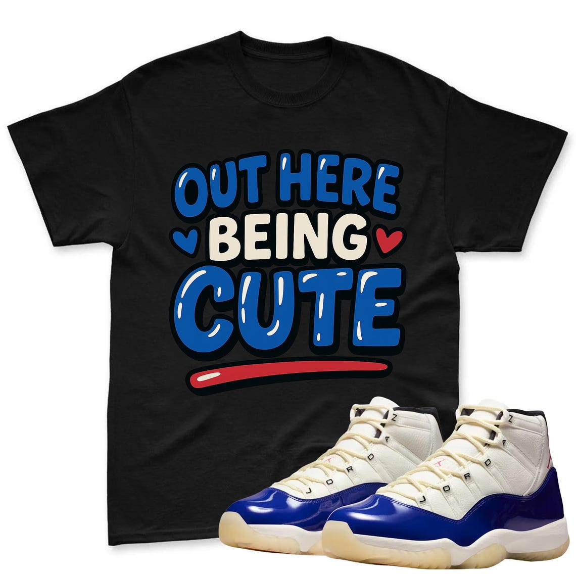 CUTE Shirt To Match Jordan 11 Rare Air Sneaker - AJ 11 Rare Air Sneaker Match Shirt