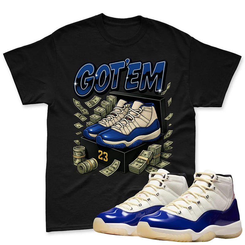 Dollar Box Shirt To Match Jordan 11 Rare Air Sneaker - 11 Rare Air Sneaker Match Shirt