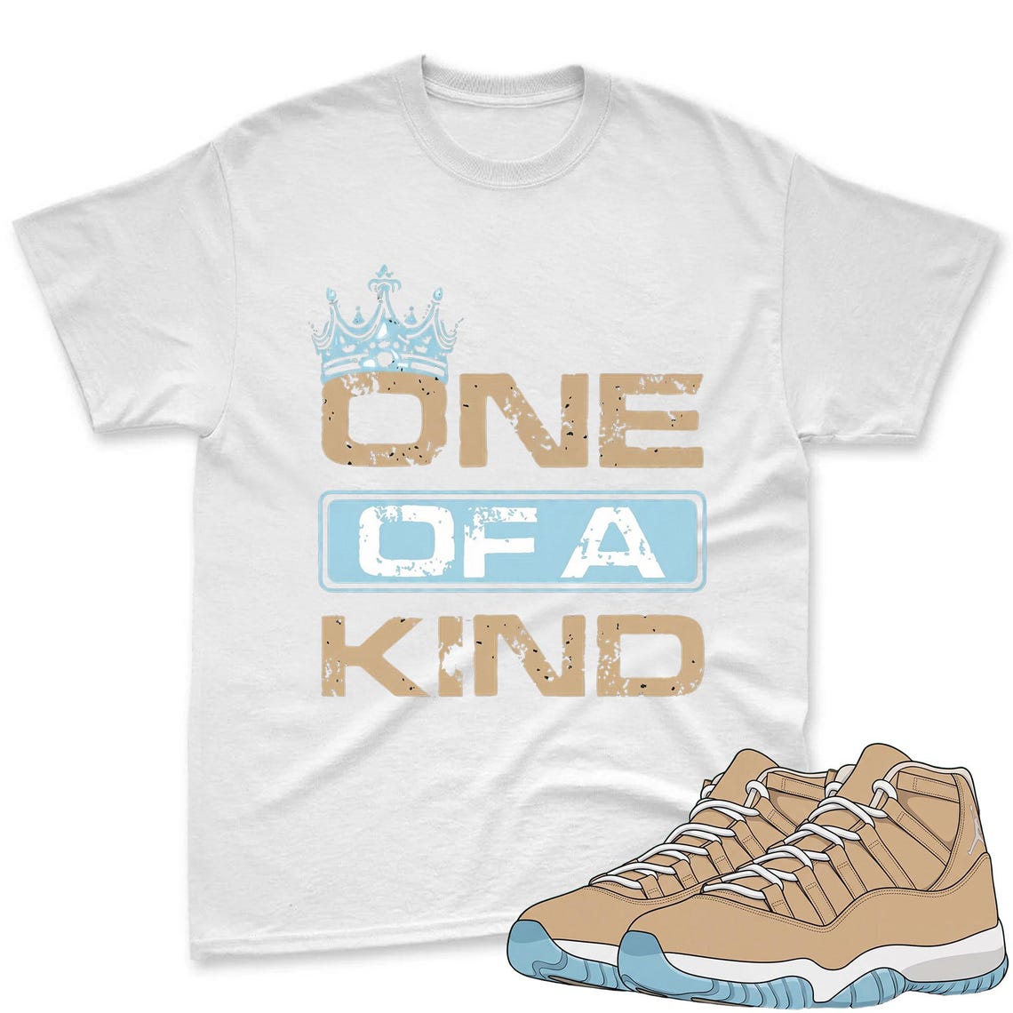 One Of A Kind Shirt To Match Jordan 11 H Town Sneaker - AJ H Town Sneaker Match Shirt