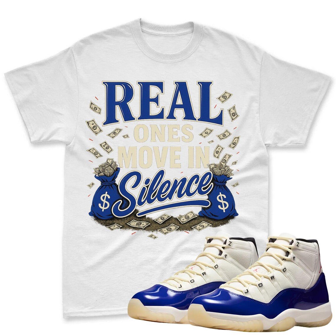Real Ones Shirt To Match Jordan 11 Rare Air Sneaker - 11 Rare Air Sneaker Match Shirt