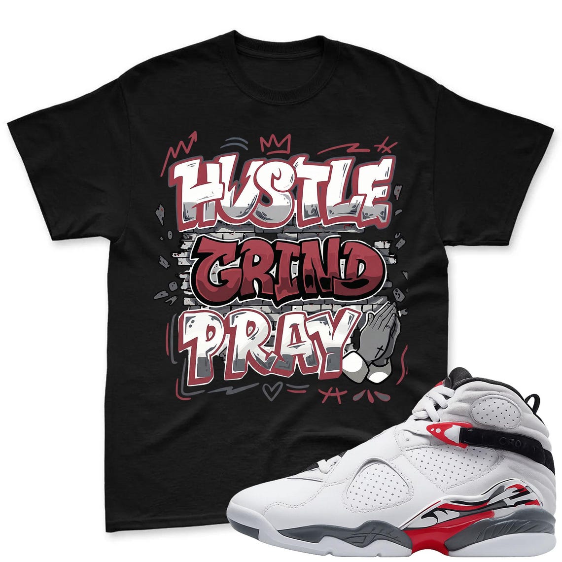 T-Shirt To Match Air Jordan 8 Bugs Bunny 2025 - AJ8 Bugs Sneaker Match Shirt