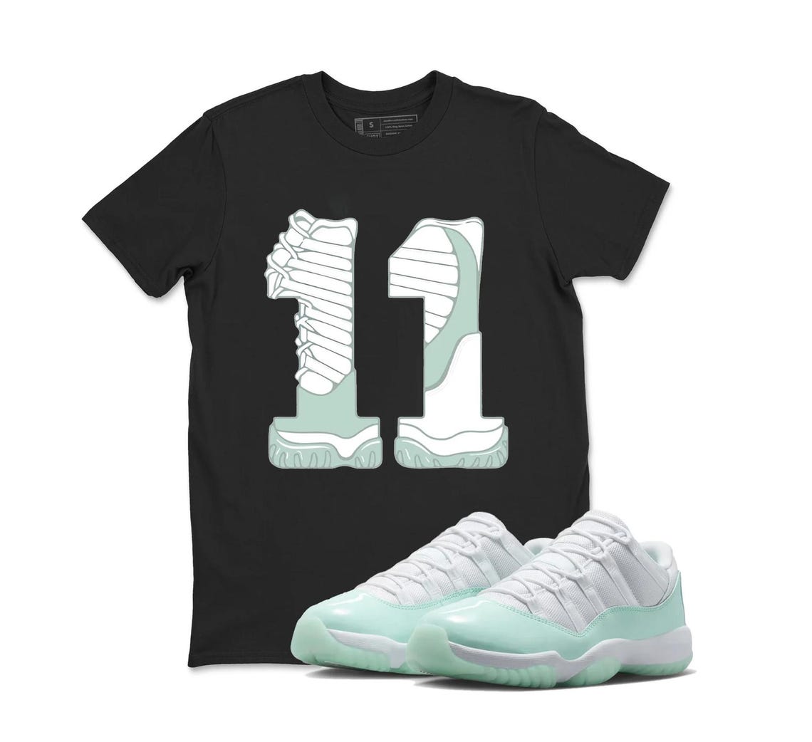 Number 11 Sneaker Tees - Shirt To Match Air Jordan 11 Igloo Sneaker