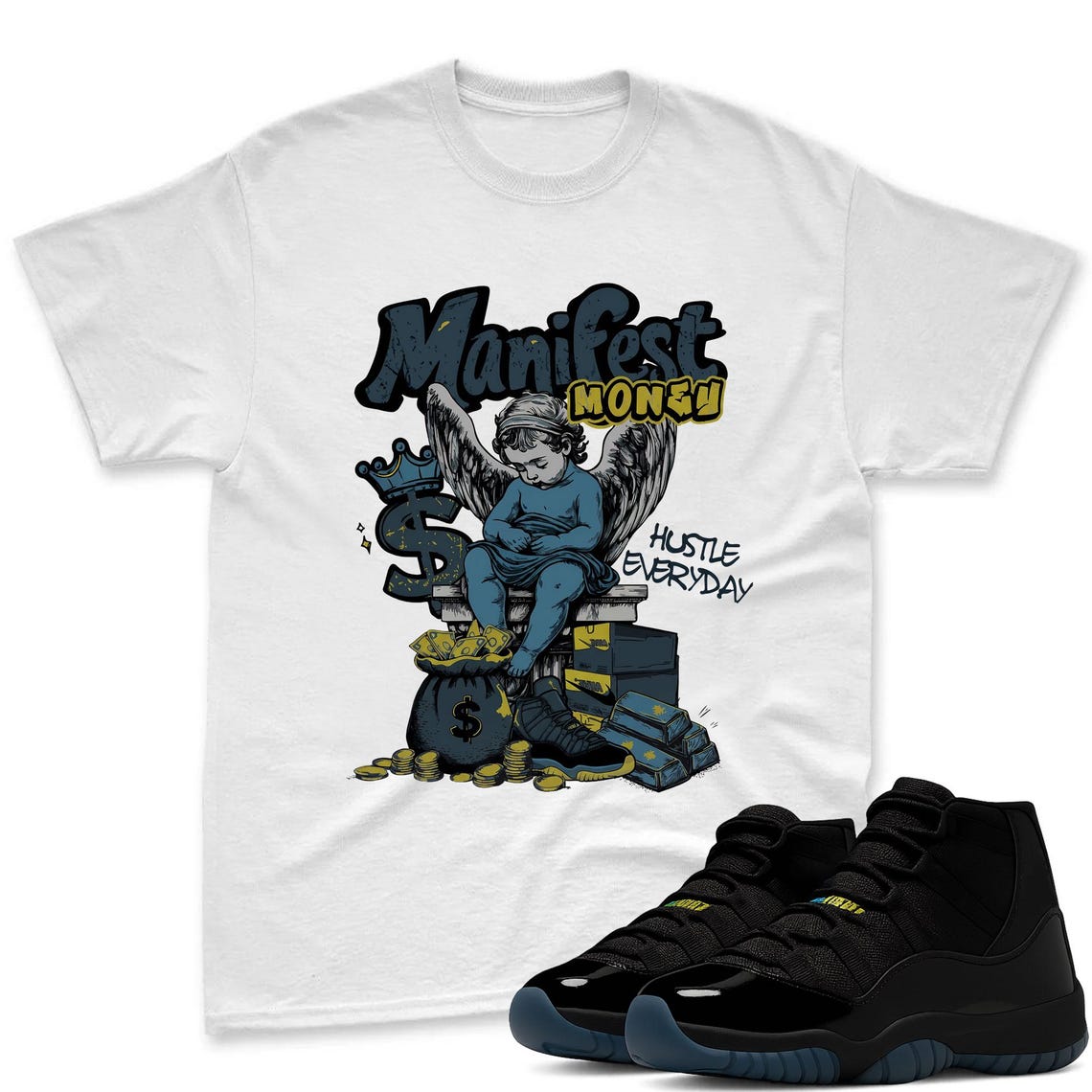 Manifest Shirt To Match Jordan 11 Gamma Sneaker - AJ 11 Gamma Sneaker Match Shirt