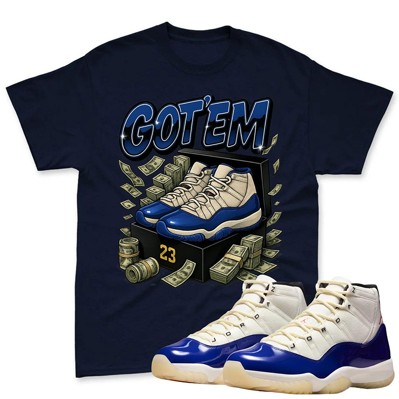 Dollar Box Shirt To Match Jordan 11 Rare Air Sneaker - 11 Rare Air Sneaker Match Shirt