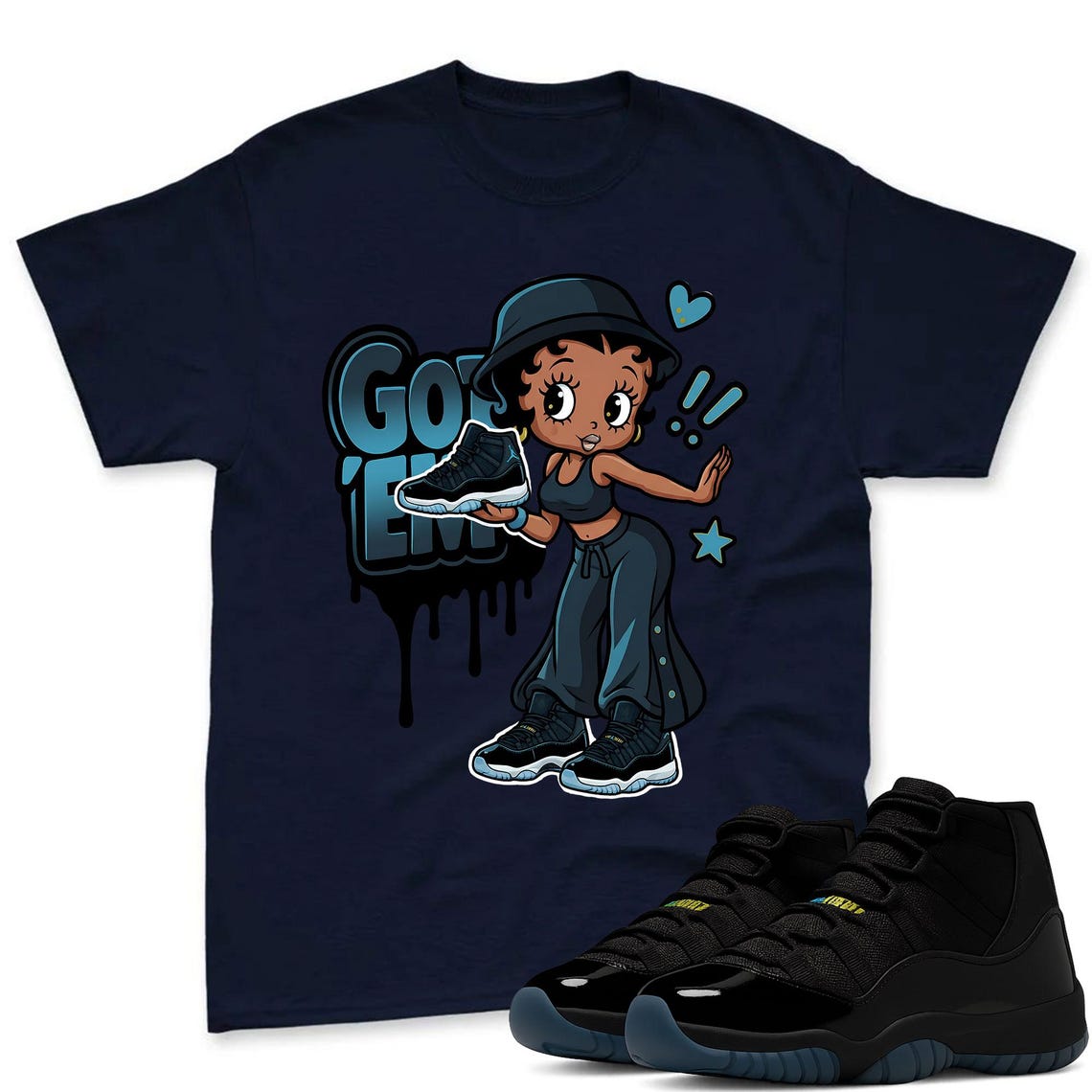 GOT'EM Shirt To Match Jordan 11 Gamma Sneaker - AJ 11 Gamma Sneaker Match Shirt