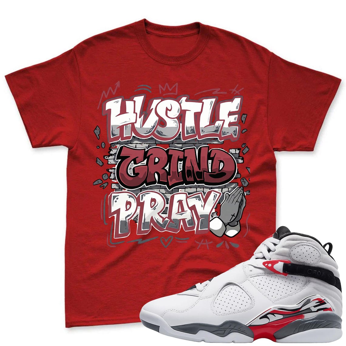 T-Shirt To Match Air Jordan 8 Bugs Bunny 2025 - AJ8 Bugs Sneaker Match Shirt