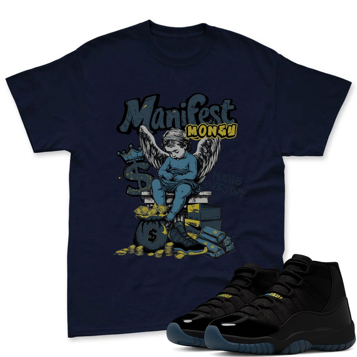 Manifest Shirt To Match Jordan 11 Gamma Sneaker - AJ 11 Gamma Sneaker Match Shirt