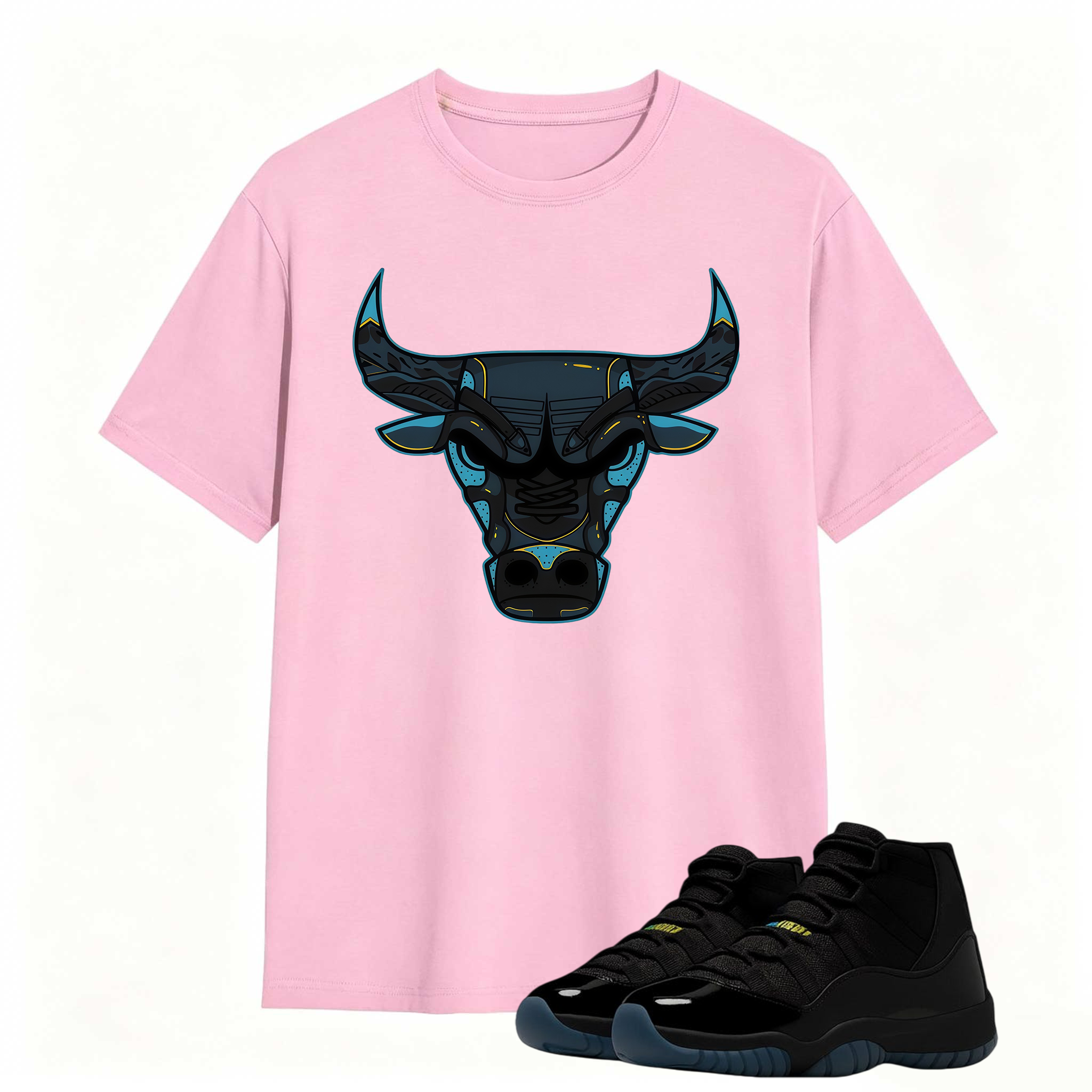 Bull Shirt To Match Jordan 11 Gamma Sneaker - AJ 11 Gamma Sneaker Match Shirt