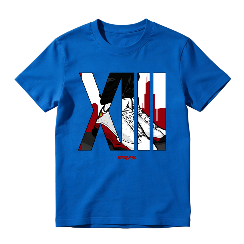 Xiii Air Jordan 13 Chicago Sneaker Design Shirt To Match Air Jordan 13 Chicago - Sneaker Match Shirt