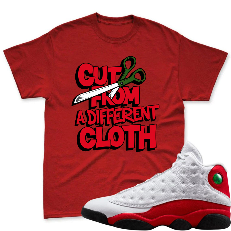 Cut From A Different Cloth Shirt To Match Air Jordan 13 Chicago - Sneaker Match Shirt