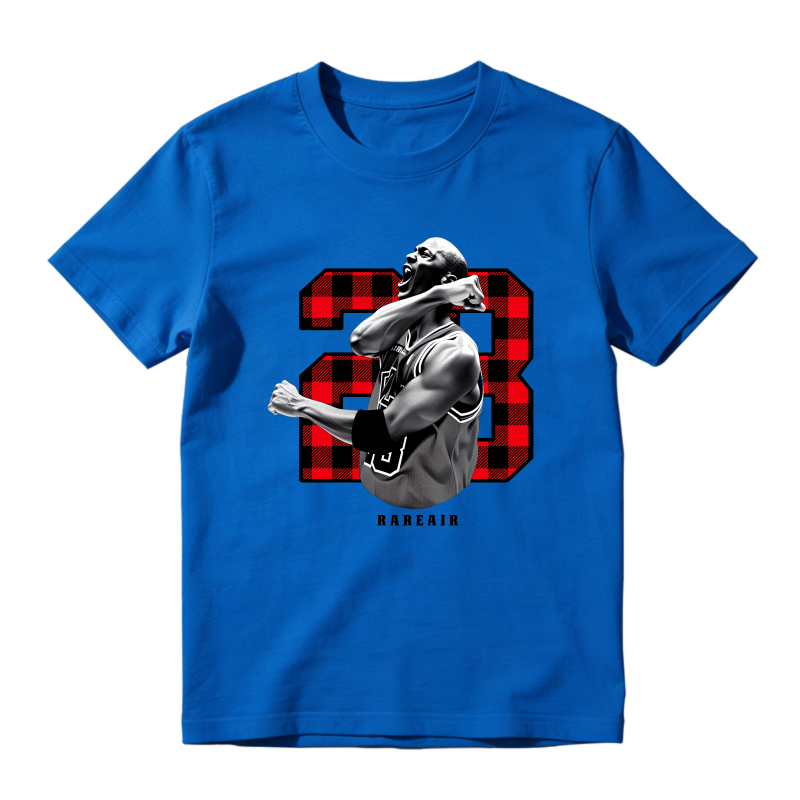 Michael Jordan Number 23 Plaid Design Shirt To Match Air Jordan 13 Chicago - Sneaker Match Shirt