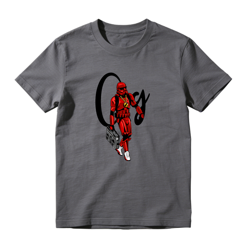 Red Robot With Boombox And Cj Logo Shirt To Match Air Jordan 13 Chicago - Sneaker Match Shirt