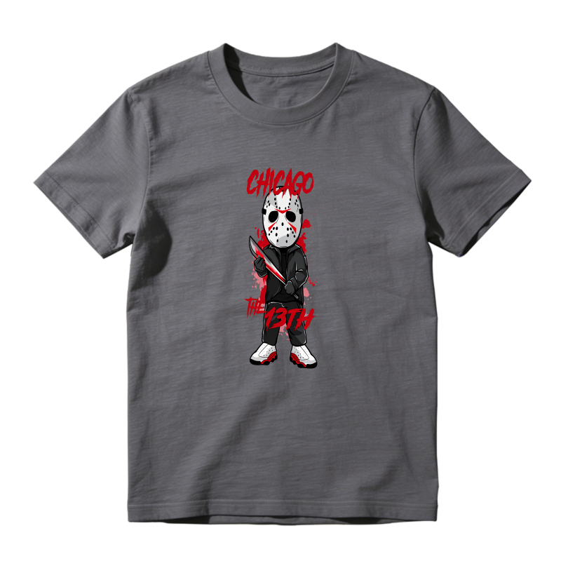 Chicago The 13th Hockey Mask Character Shirt To Match Air Jordan 13 Chicago - Sneaker Match Shirt