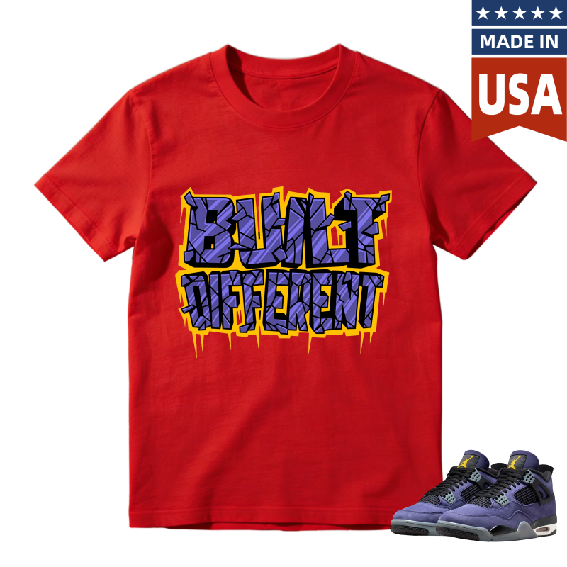 Bold Different Shirt To Match Jordan 4 Lakers Imperial Purple Sneaker Match Shirt