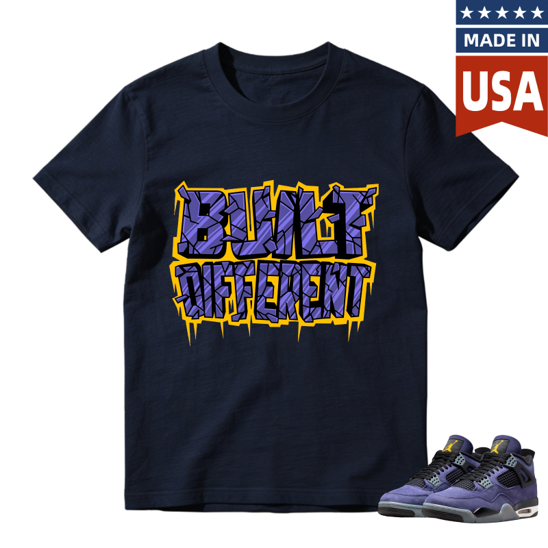 Bold Different Shirt To Match Jordan 4 Lakers Imperial Purple Sneaker Match Shirt