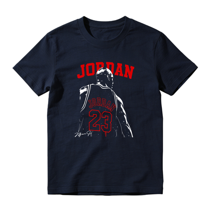 Jordan 23 Basketball Player Back View Shirt To Match Air Jordan 13 Chicago - Sneaker Match Shirt