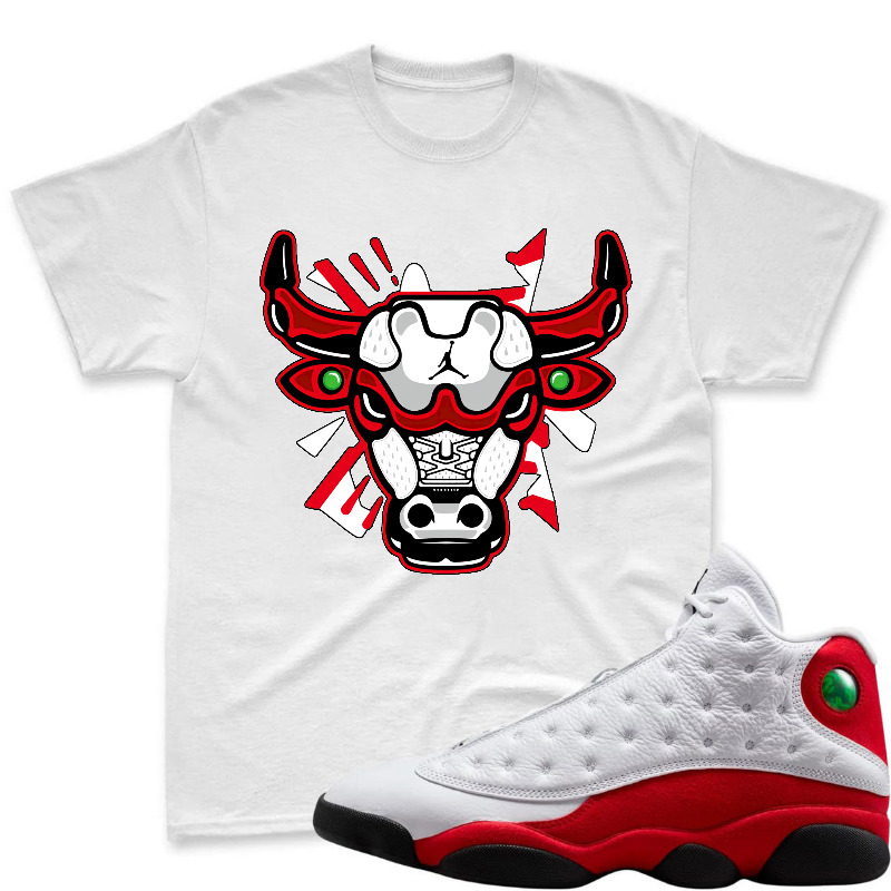 Chicago Bulls Logo Shirt To Match Air Jordan 13 Chicago Sneaker Match Shirt