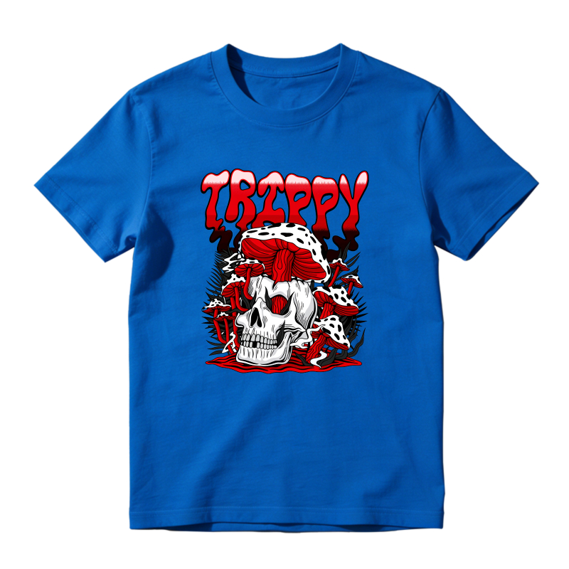 Skull With Red Bow And Trippy Text Shirt To Match Air Jordan 13 Chicago - Sneaker Match Shirt