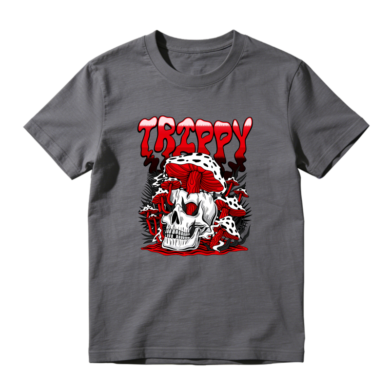 Skull With Red Bow And Trippy Text Shirt To Match Air Jordan 13 Chicago - Sneaker Match Shirt